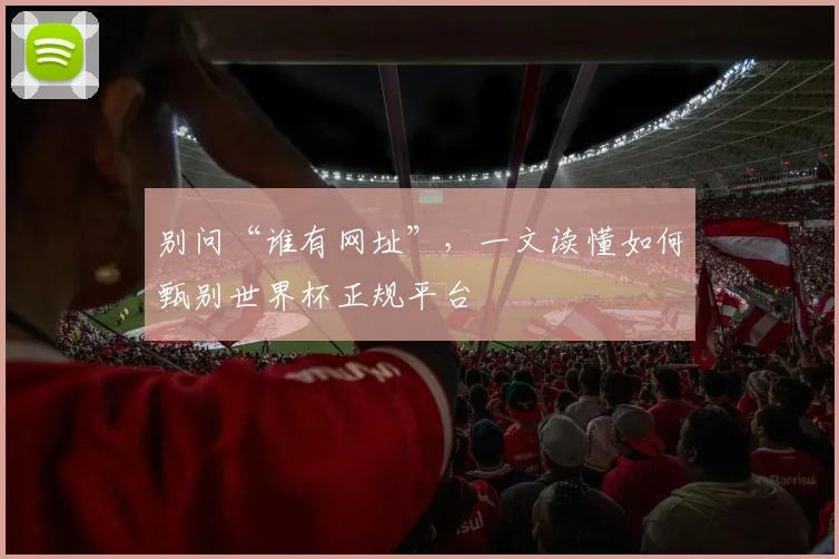 别问“谁有网址”，一文读懂如何甄别世界杯正规平台